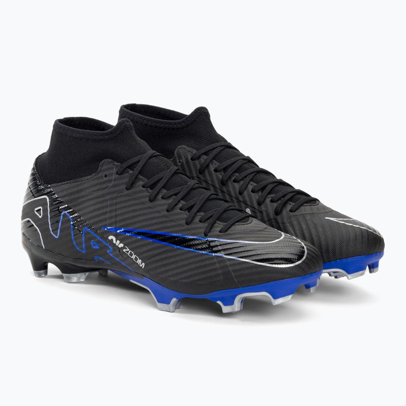 Футбольні бутси Nike Zoom Mercurial Superfly 9 Academy MG black/chrome/hyper real 4