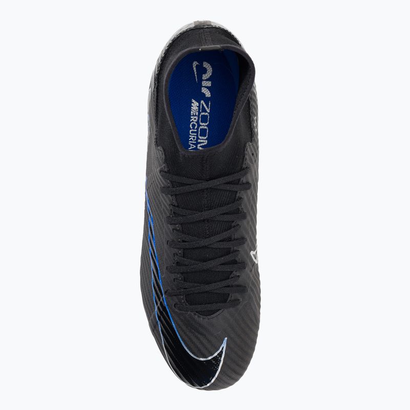 Футбольні бутси Nike Zoom Mercurial Superfly 9 Academy MG black/chrome/hyper real 6