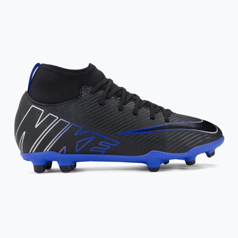 Футбольні бутси дитячі Nike JR Mercurial Superfly 9 Club FG/MG black/chrome/hyper real 2