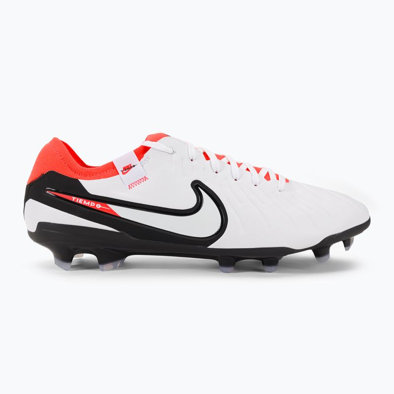 Футбольні бутси Nike Tiempo Legend 10 Pro FG white/black/bright crimson 2