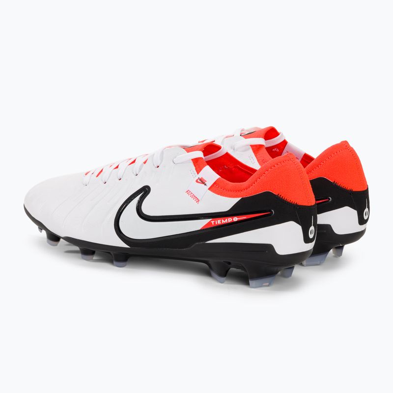 Футбольні бутси Nike Tiempo Legend 10 Pro FG white/black/bright crimson 3