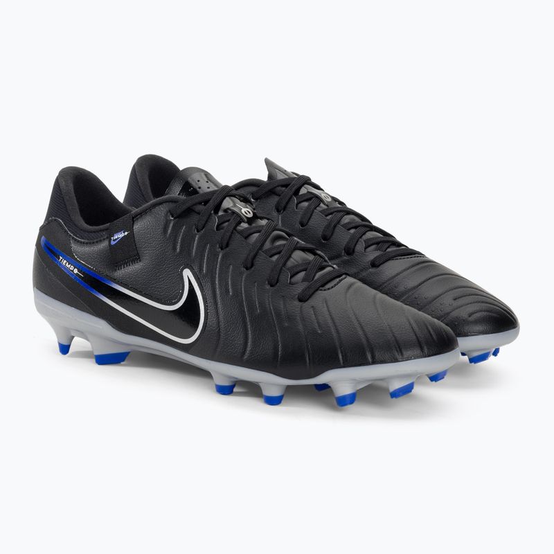 Футбольні бутси Nike Tiempo Legend 10 Academy MG black/chrome/hyper real 4