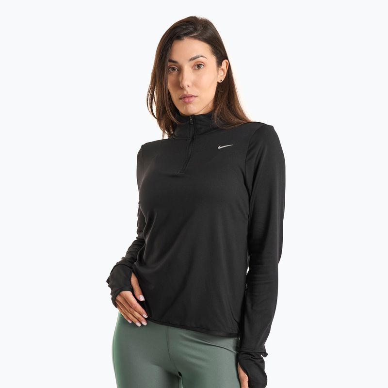 Кофта для бігу жіноча Nike Swift Element UV 1/4-Zip black