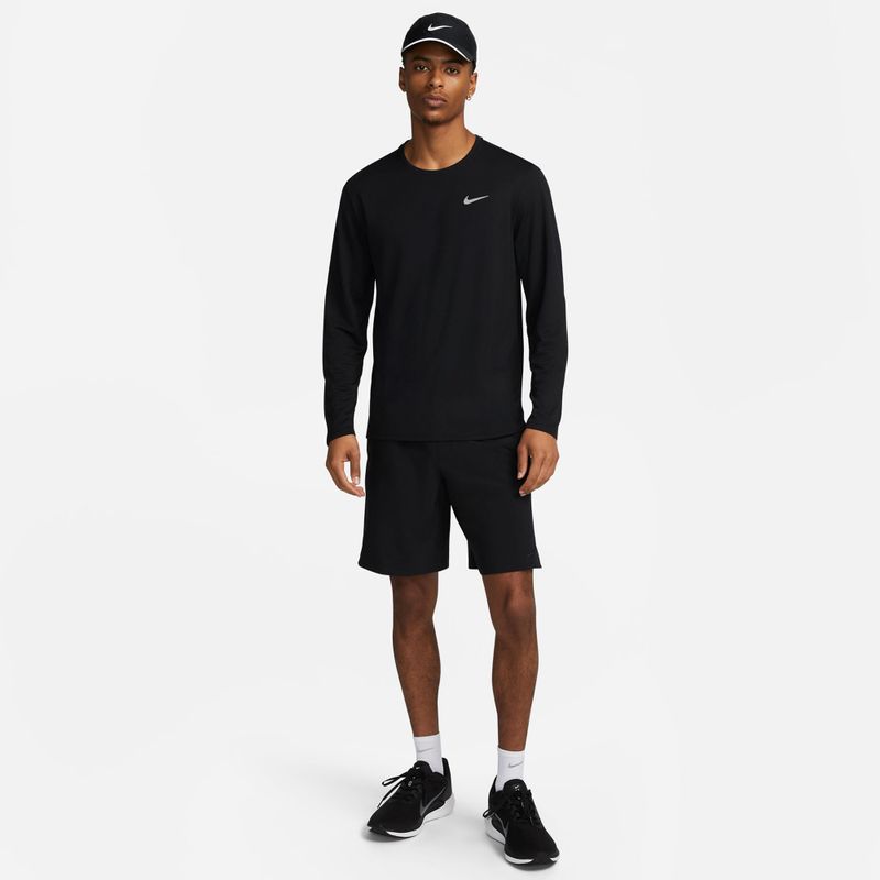 Кофта для бігу чоловіча Nike Miler Dri-Fit UV black 2