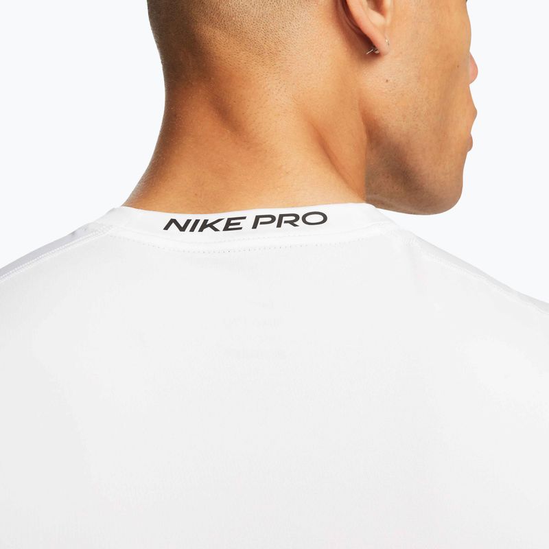 Футболка чоловіча Nike Pro Dri-Fit Tight Sleeveless Fitness white/black 5
