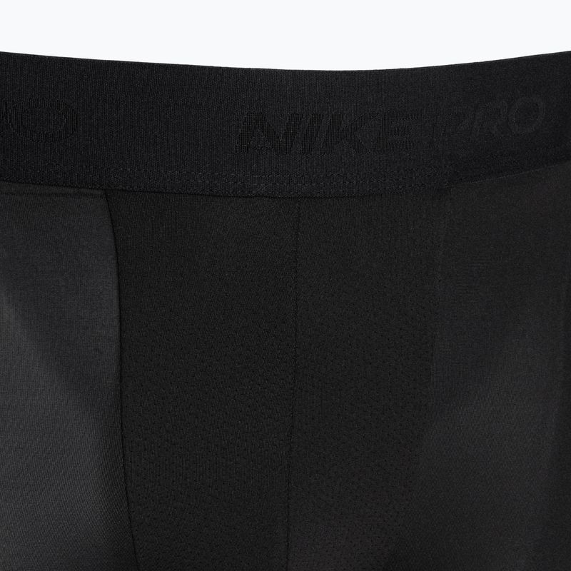 Легінси для тренувань чоловічі Nike Pro Dri-FIT Tight Fitness black/white 3