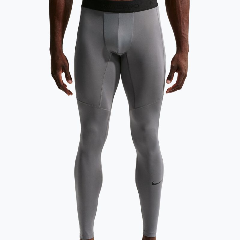 Легінси для тренувань чоловічі Nike Pro Dri-Fit Tight Fitness smoke grey/black 4