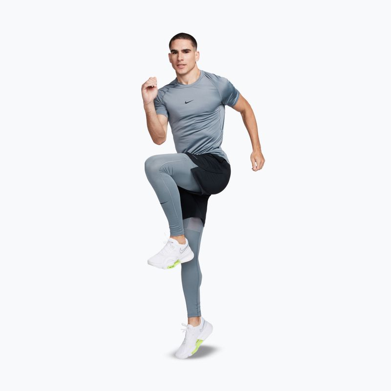 Легінси чоловічі Nike Pro Warm smoke grey/black 2