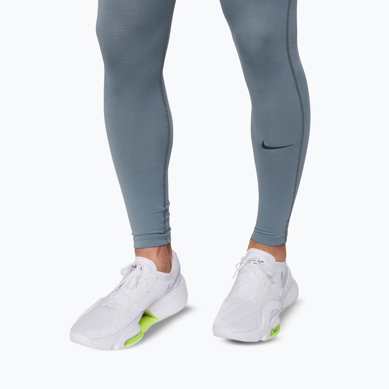 Легінси чоловічі Nike Pro Warm smoke grey/black 6