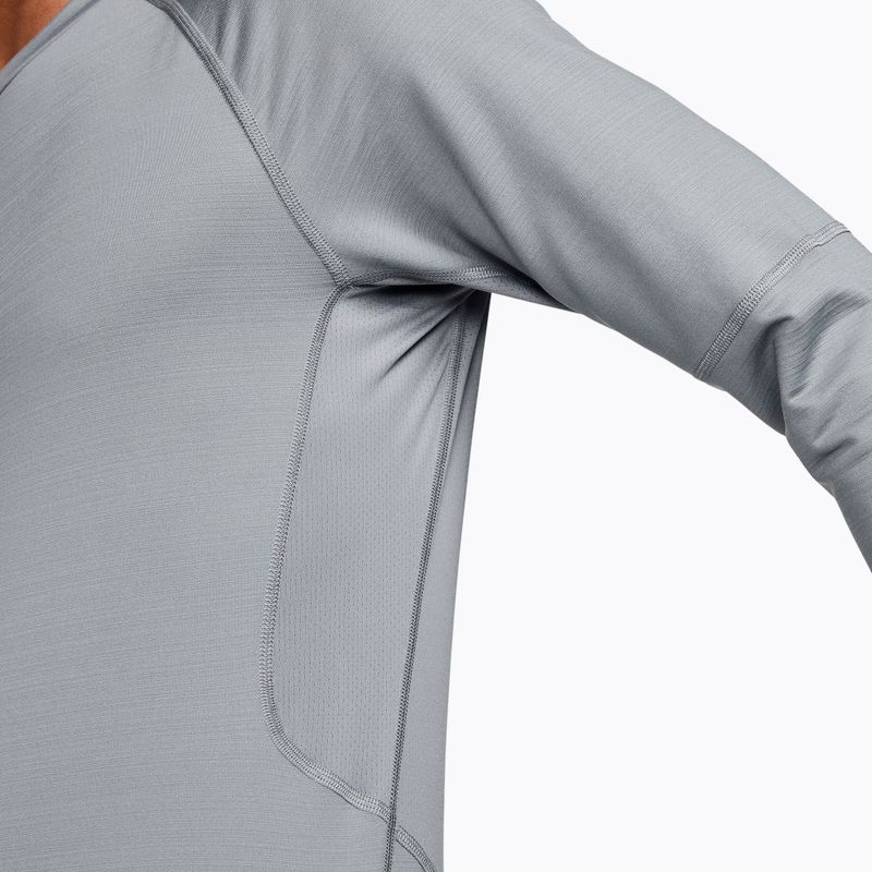 Лонгслів для тренувань чоловічий Nike Pro Warm smoke grey/black 6