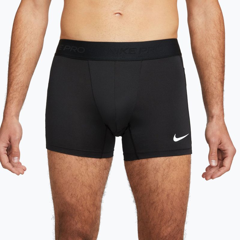 Шорти для тренувань чоловічі Nike Pro Dri-Fit Brief 5" black/white 3