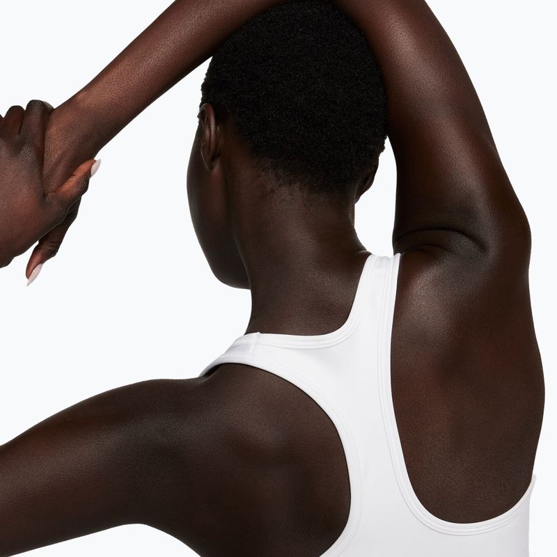 Бюстгальтер для тренувань Nike Swoosh Medium Support white/stone mauve/black 4