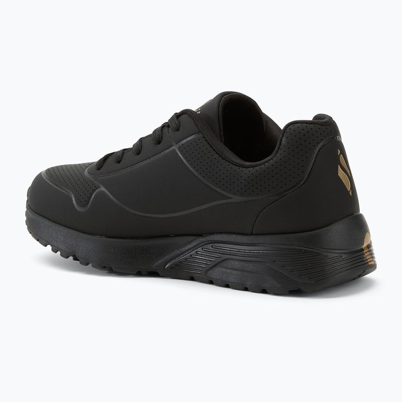 Кросівки дитячі SKECHERS JGoldcrown Uno Lite Metallic Love black/gold 3