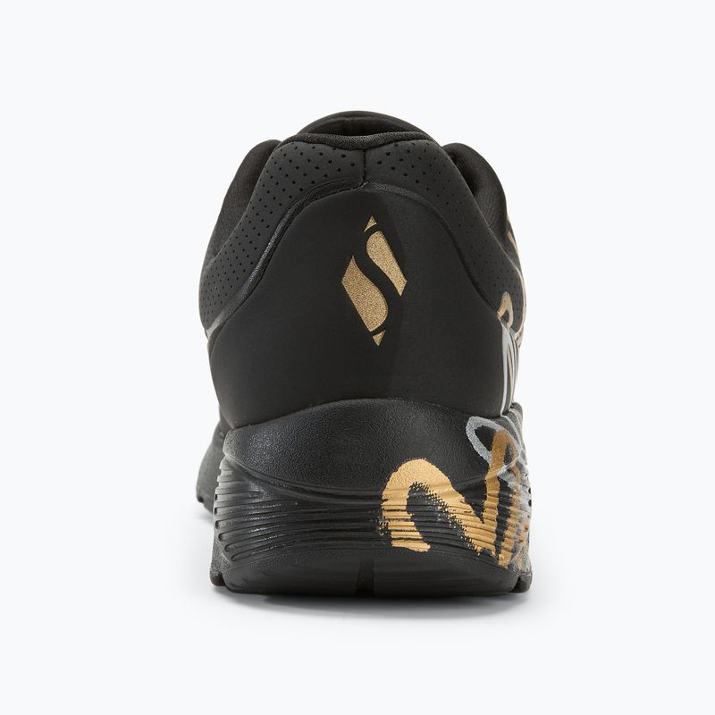 Кросівки дитячі SKECHERS JGoldcrown Uno Lite Metallic Love black/gold 6