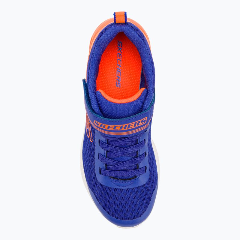 Кросівки тренувальні дитячі SKECHERS Microspec Max Gorvix royal/orange 6