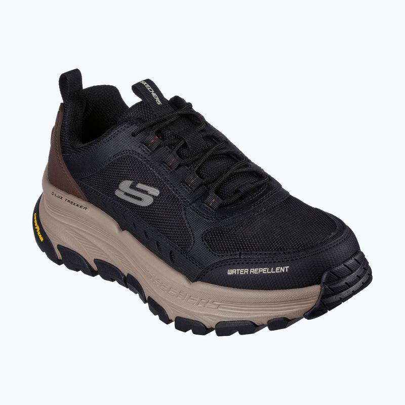 Чоловічі трекінгові черевики SKECHERS D'Lux Trekker чорні/натуральні 7