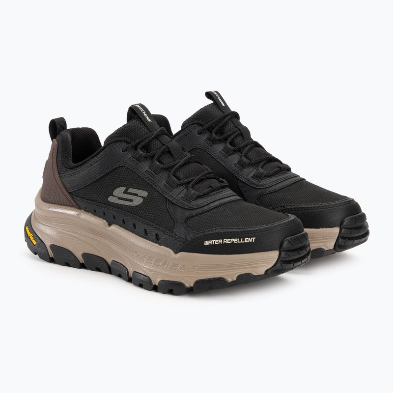 Чоловічі трекінгові черевики SKECHERS D'Lux Trekker чорні/натуральні 4