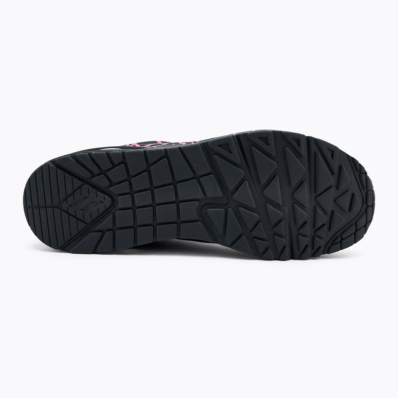 Кросівки жіночі SKECHERS Uno Dripping In Love black/pink 4
