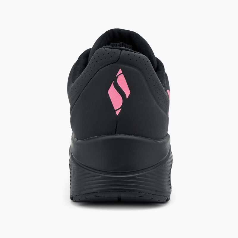 Кросівки жіночі SKECHERS Uno Dripping In Love black/pink 6