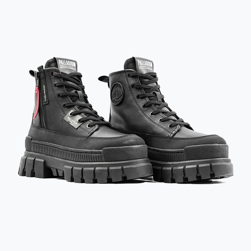 Черевики жіночі Palladium Revolt Boot Zip Lth black/black 5