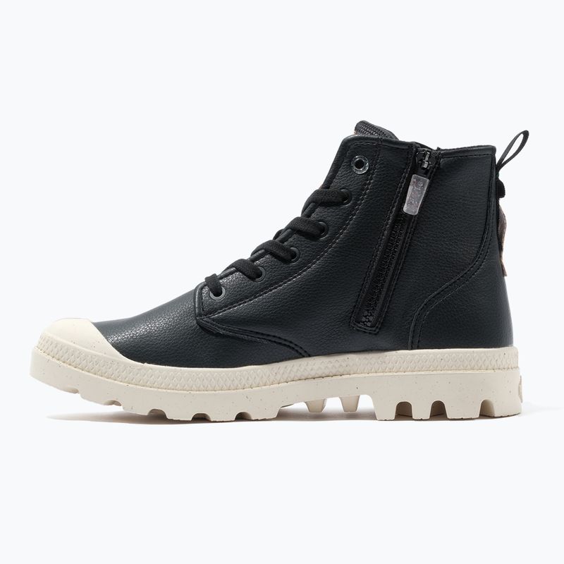 Чорні туфлі Palladium Pampa Hi Re-Vegan LTH 10