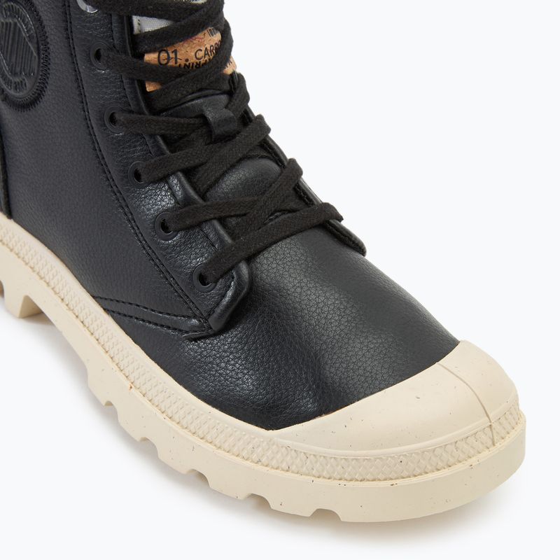 Чорні туфлі Palladium Pampa Hi Re-Vegan LTH 7