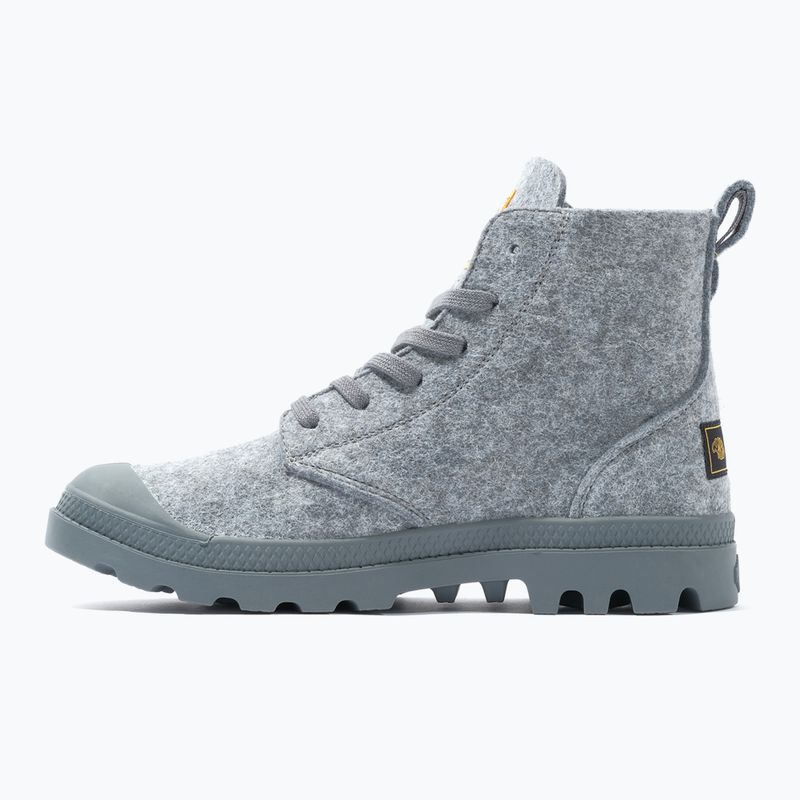 Сірі туфлі Palladium Pampa Hi Merino 9