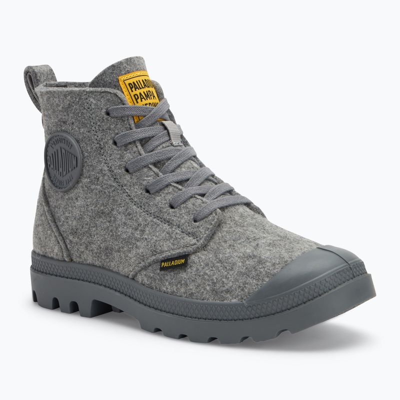 Сірі туфлі Palladium Pampa Hi Merino