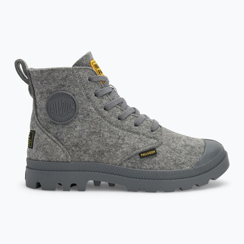 Сірі туфлі Palladium Pampa Hi Merino 2