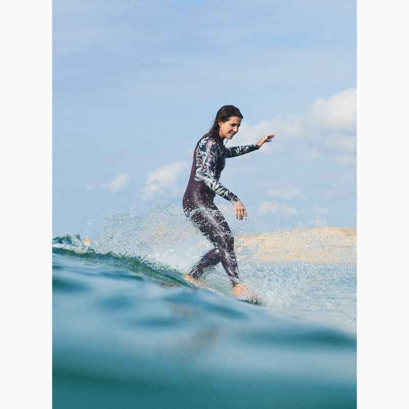 Гідрокостюм жіночий ROXY 4/3 мм Swell Natural Front Zip black multi 11