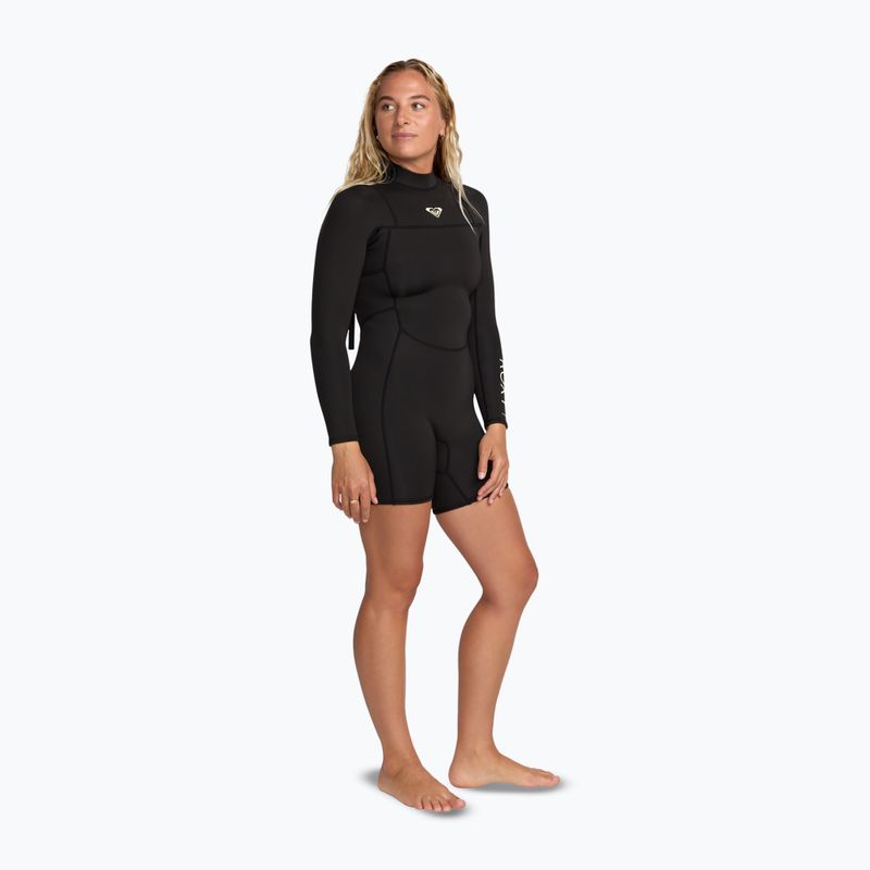 Гідрокостюм жіночий ROXY 2/2 мм Prologue+ LS Springsuit Flock black 3