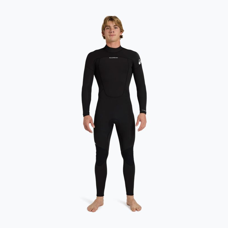 Гідрокостюм чоловічий Quiksilver Prologue+ 3/2 мм Back Zip Flatlock black