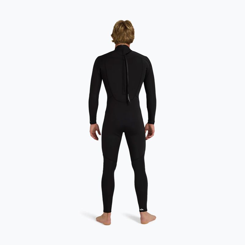 Гідрокостюм чоловічий Quiksilver Prologue+ 3/2 мм Back Zip Flatlock black 2