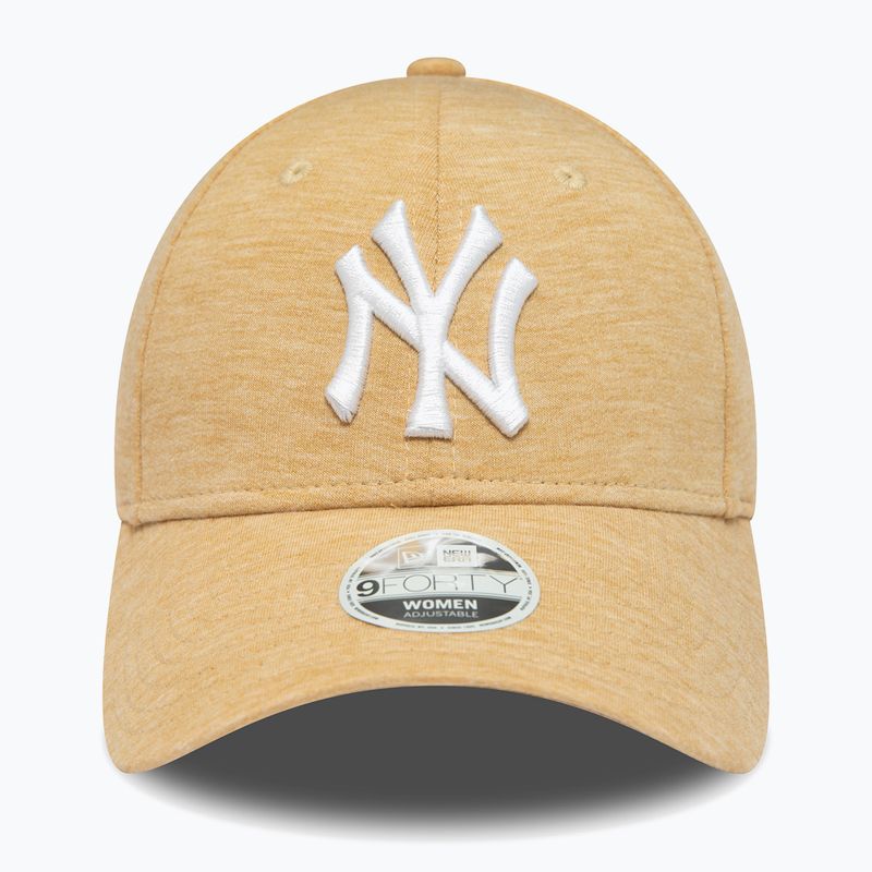 Жіноча бейсболка New Era Jersey 9Forty New York Yankees світло-бежева 3