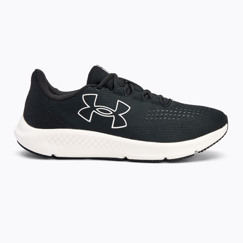 Кросівки для бігу чоловічі Under Armour Charged Pursuit 3 Big Logo black/black/white 2