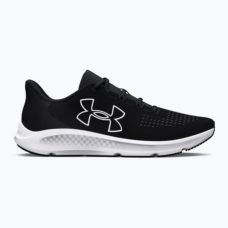 Кросівки для бігу чоловічі Under Armour Charged Pursuit 3 Big Logo black/black/white 8