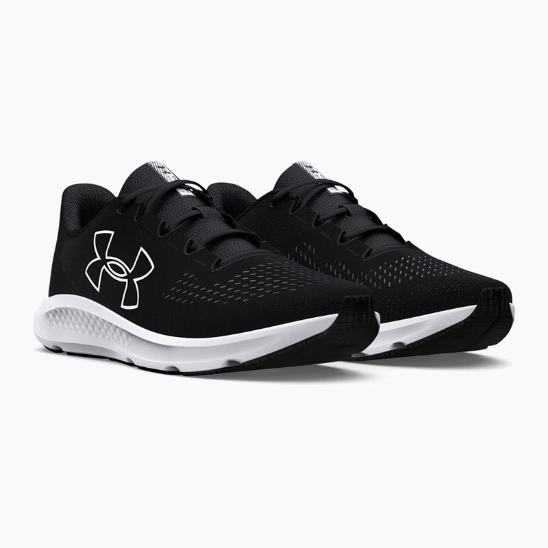 Кросівки для бігу чоловічі Under Armour Charged Pursuit 3 Big Logo black/black/white 10