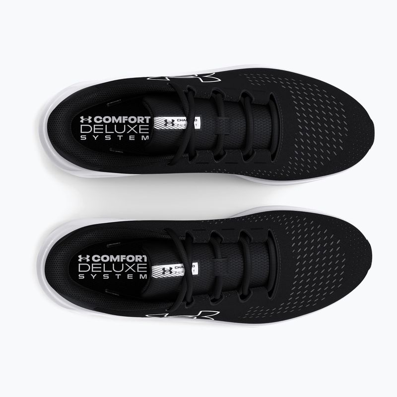 Кросівки для бігу чоловічі Under Armour Charged Pursuit 3 Big Logo black/black/white 11