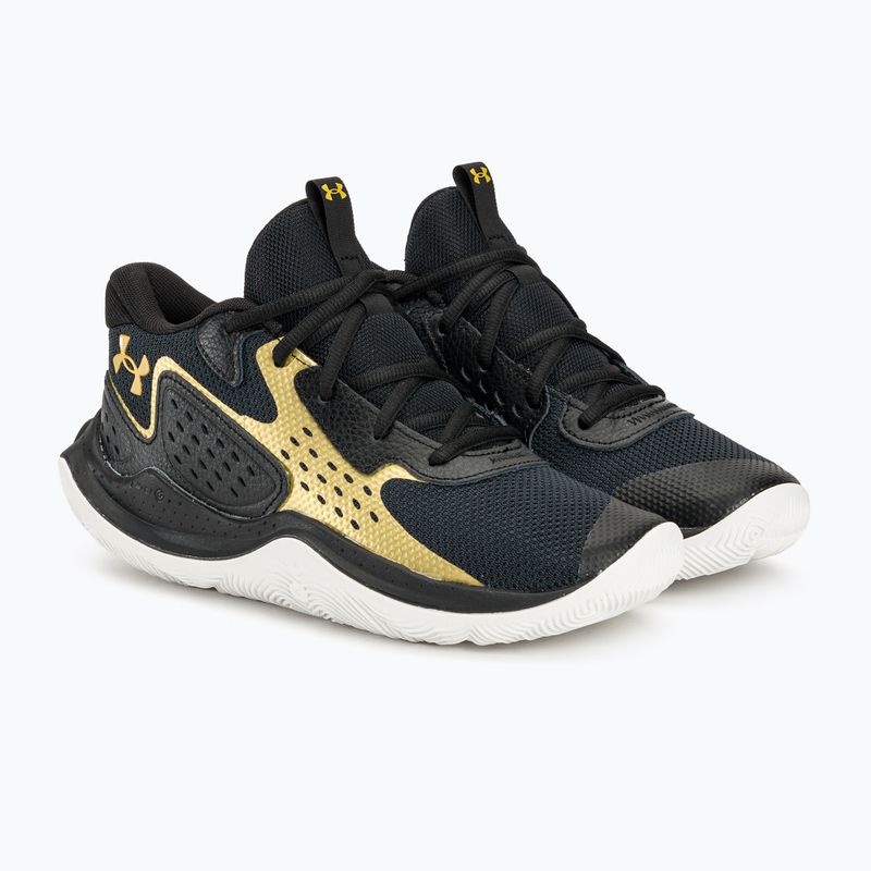 Черевики для баскетболу Under Armour Jet' 23 black/metallic gold/metallic gold 4