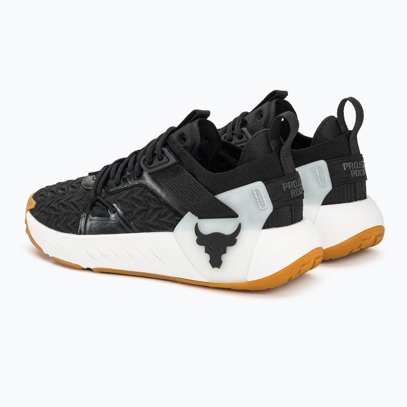Черевики для тренувань чоловічі Under Armour Project Rock 6 black/white/black 3