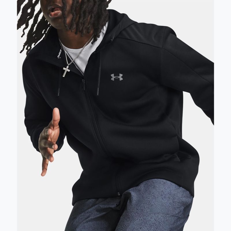 Куртка для тренувань чоловіча Under Armour Essential Swacket black/pitch gray 7