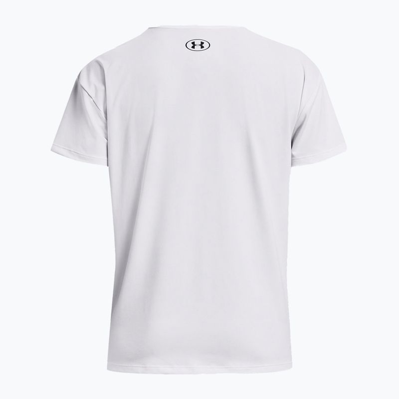 Жіноча тренувальна футболка Under Armour Rush Energy 2.0 біла/чорна 5