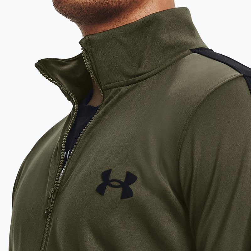 Чоловічий спортивний костюм Under Armour UA Knit Track Suit морський зелений/чорний/чорний 3