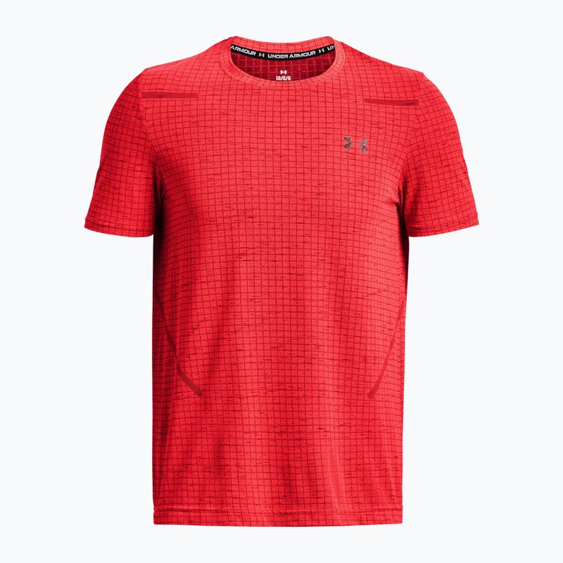 Чоловіча тренувальна футболка Under Armour Seamless Grid beta/темно-бордова 4