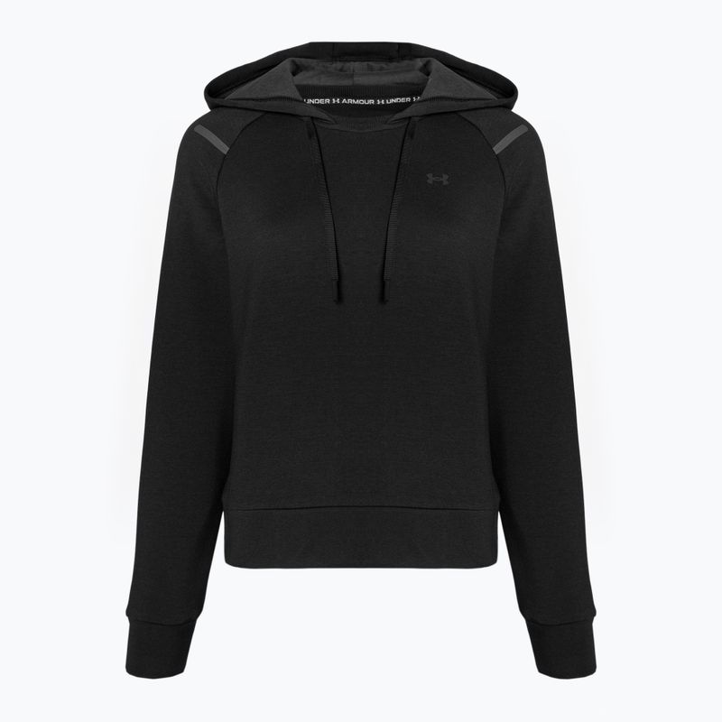 Жіноча толстовка Under Armour Fleece Худі чорний/чорний 4