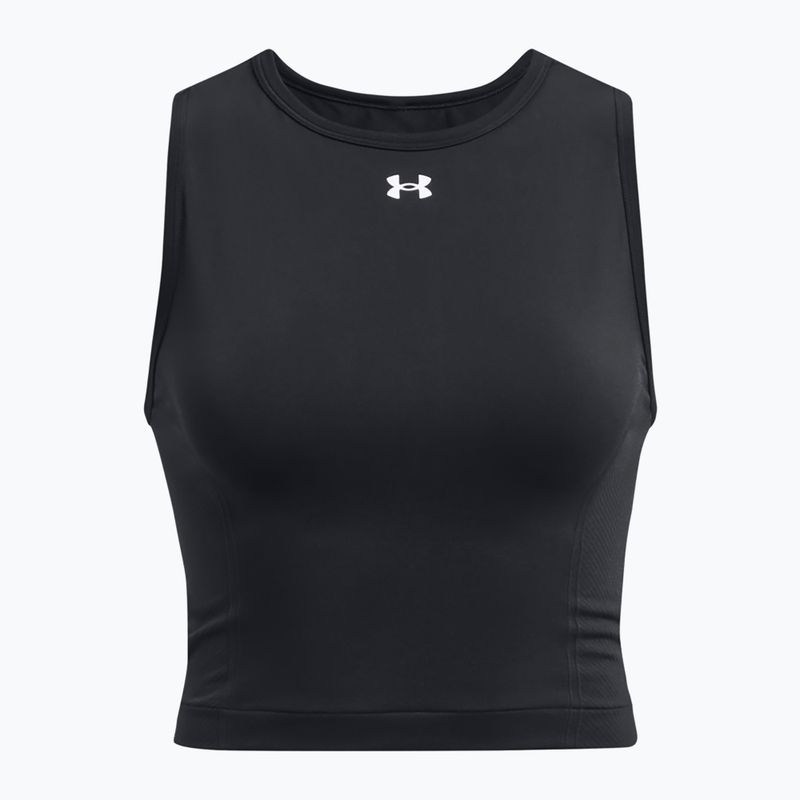 Танк топ для тренувань жіночий Under Armour Vanish Seamless black/white 5