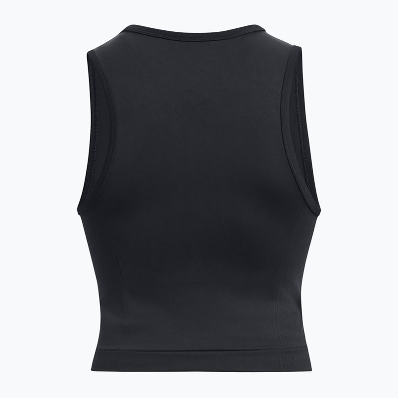 Танк топ для тренувань жіночий Under Armour Vanish Seamless black/white 6