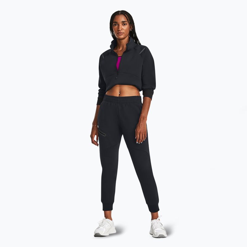 Штани жіночі Under Armour Unstoppable Fleece Jogger black/black 2