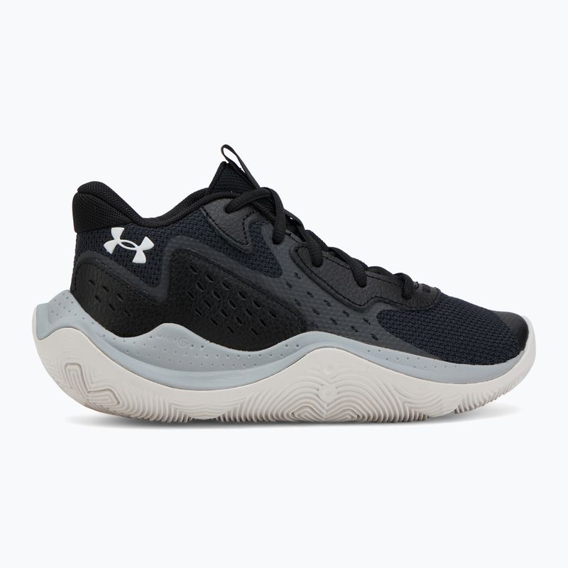 Кросівки баскетбольні дитячі Under Armour grade School Jet '23 black/jet gray/white 2