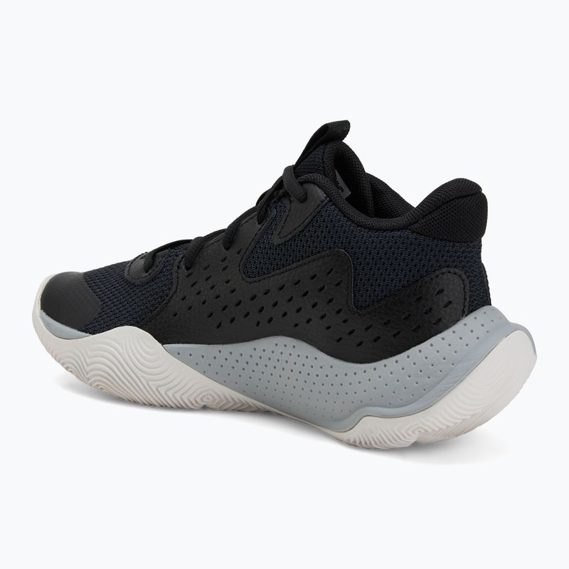 Кросівки баскетбольні дитячі Under Armour grade School Jet '23 black/jet gray/white 3
